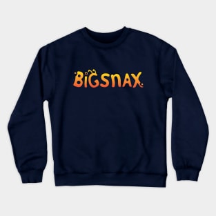 Bigsnax text cute Crewneck Sweatshirt